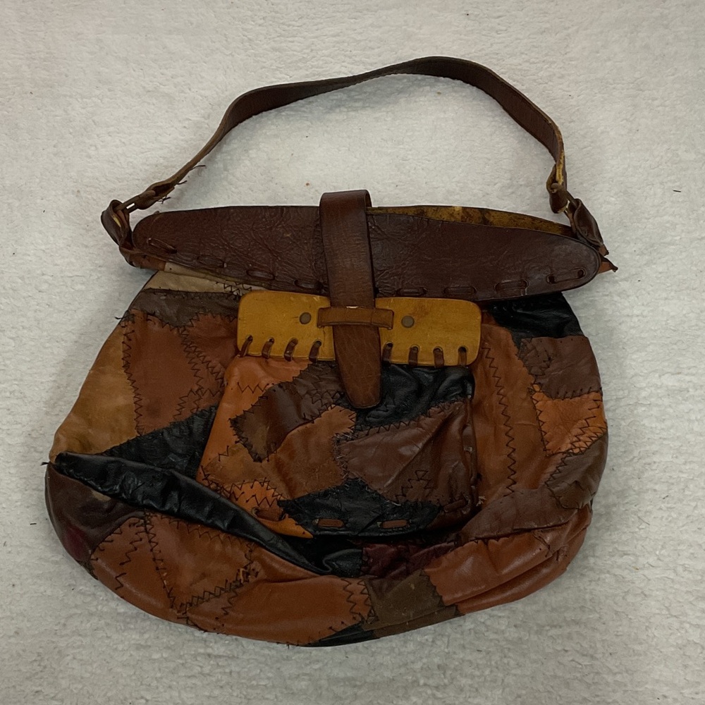 Patchwork Leather Shoulder Bag